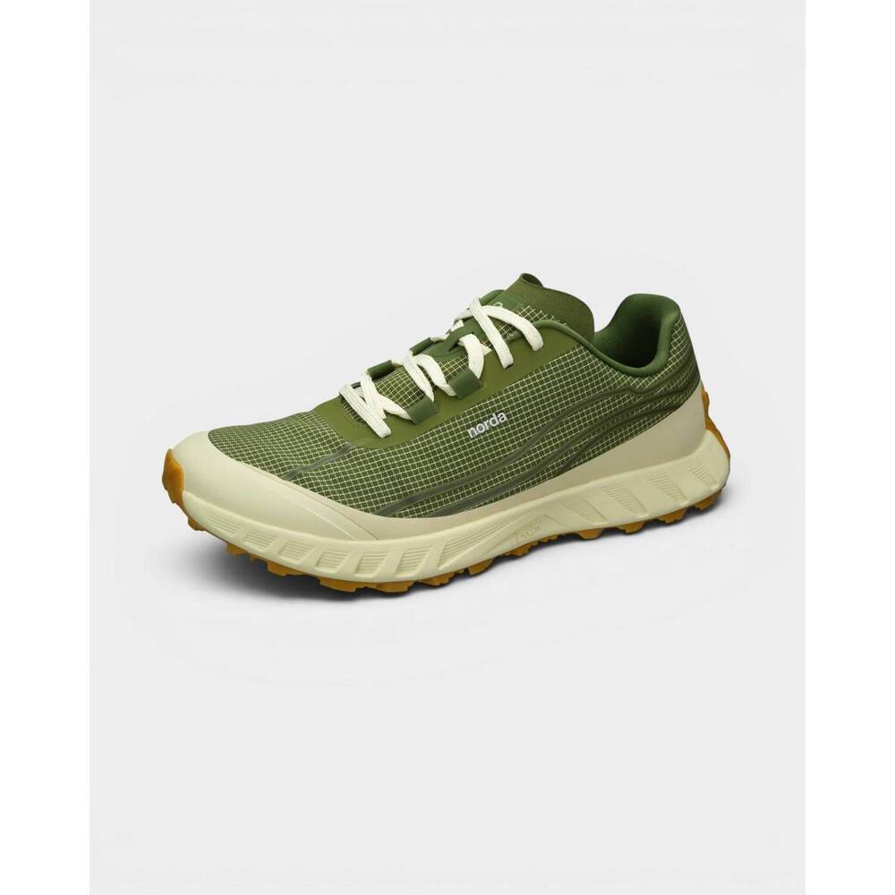 NEW NORDA men's 002 trail runner sneakers in sage